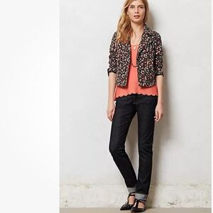 Anthropologie x Hei Hei Tinsley Floral Bomber Crop Jacket womennsize 2